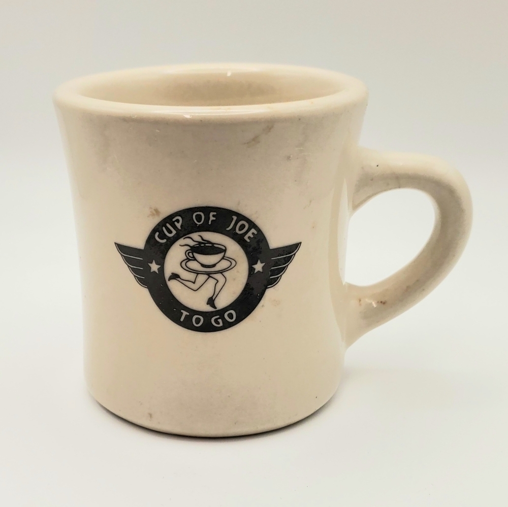 Vintage Cup Of Joe To Go Coffee Mug Restaurant Ware